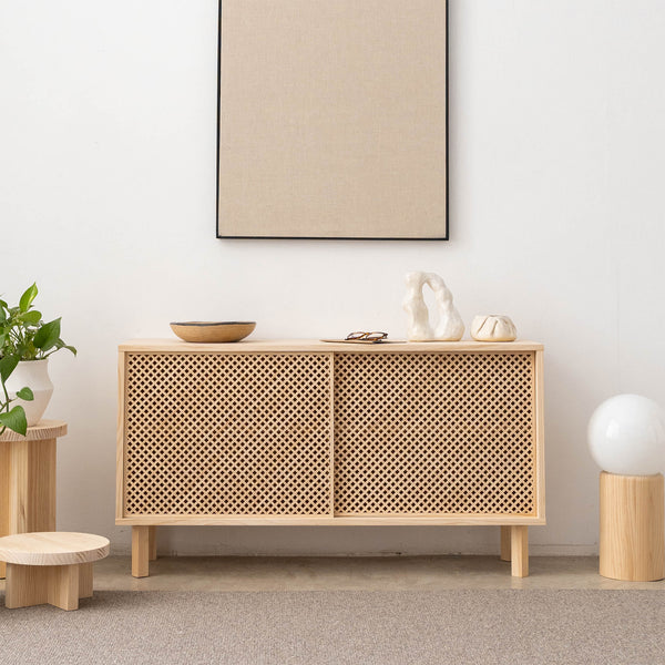 Granadella pine sideboard with 1 or 2 doors 120 cm