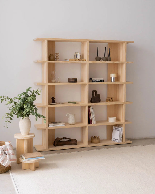 Montgó Bücherregal aus Massivholz 180 x 190 cm