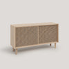 Natural unvarnished and Natural varnished