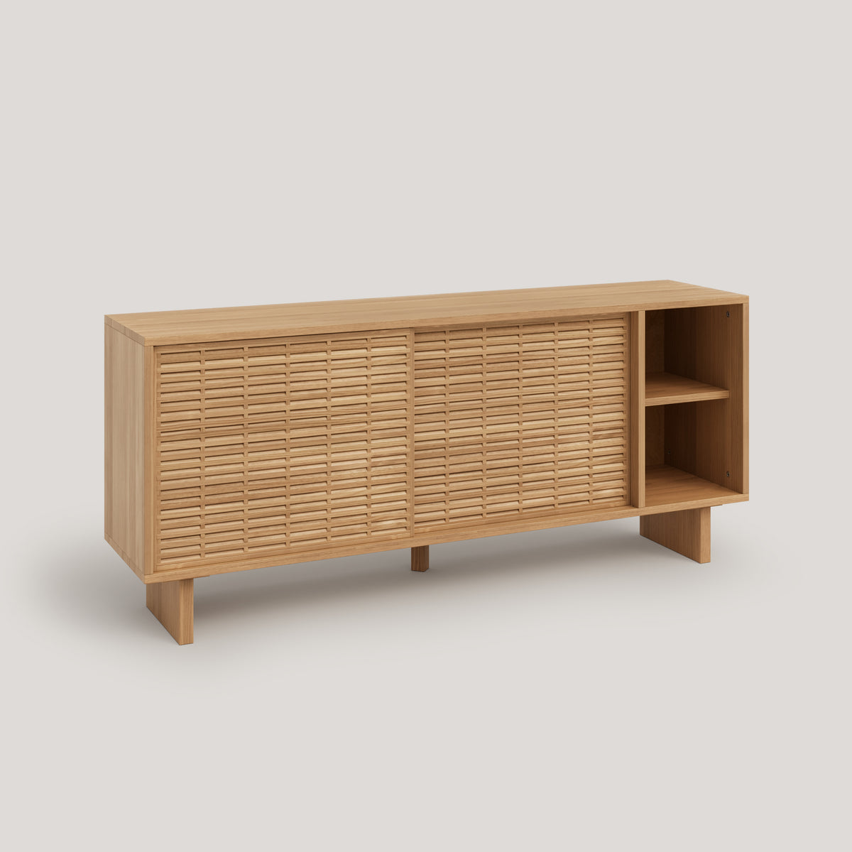 Oak color varnished