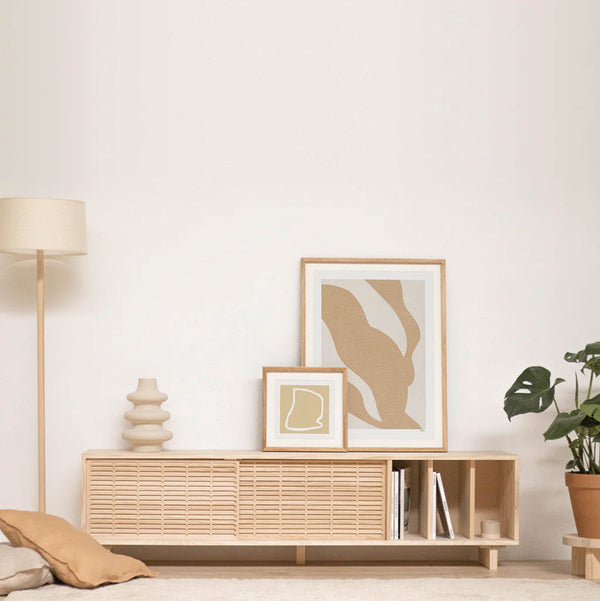 Gavina TV-Möbel aus Kiefer mit 2 Mallorquina Türen 170 cm