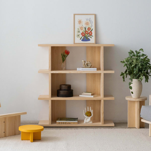 Castell Massivholz Bücherregal 106,5 x 115,2 cm