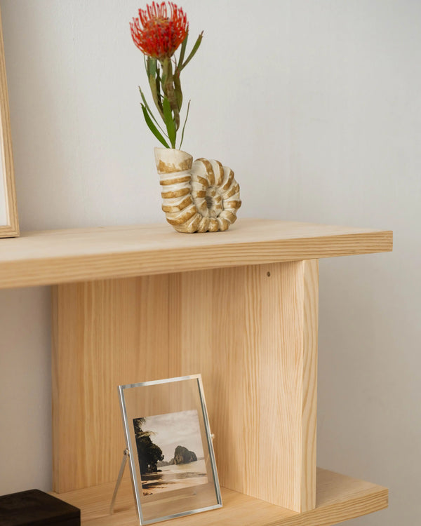 Castell Bücherregal aus Massivholz 106,5 x 77,8 cm