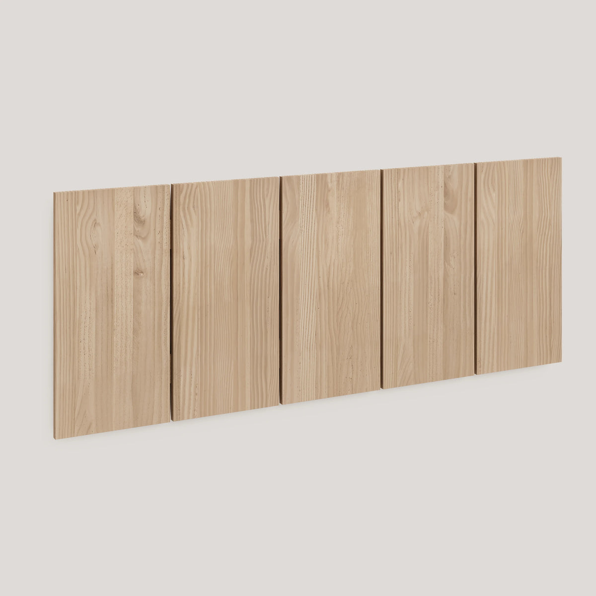 Natural unvarnished and Natural varnished