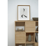 Shelving Morell in pine with 3 doors mallorquina 98 cm