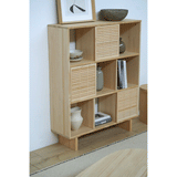 Shelving Morell in pine with 3 doors mallorquina 98 cm