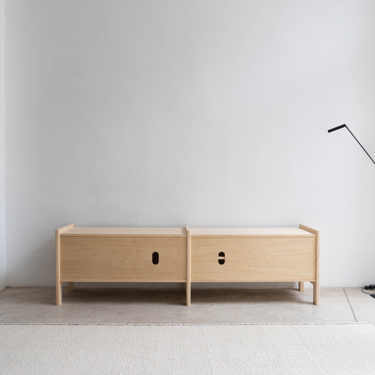 Natural unvarnished and Natural varnished