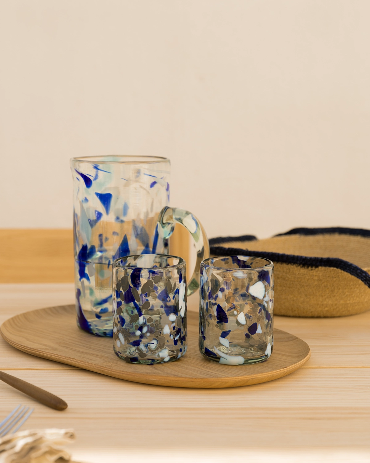 Jarra de vidrio soplado Alaró