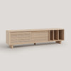 Natural unvarnished and Natural varnished