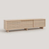 Natural unvarnished and Natural varnished