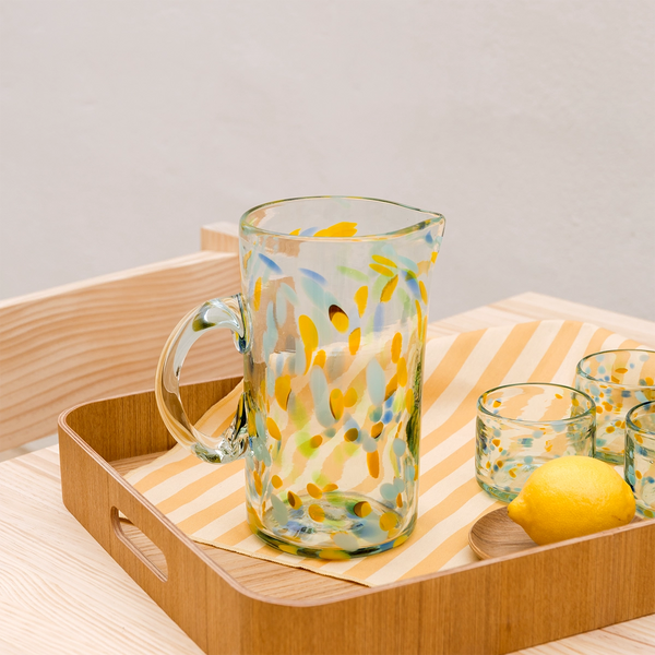 Jarra de vidrio soplado Llubí