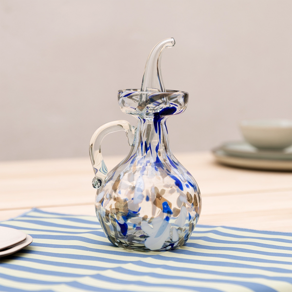 Alaró Ölflasche aus mundgeblasenem Glas