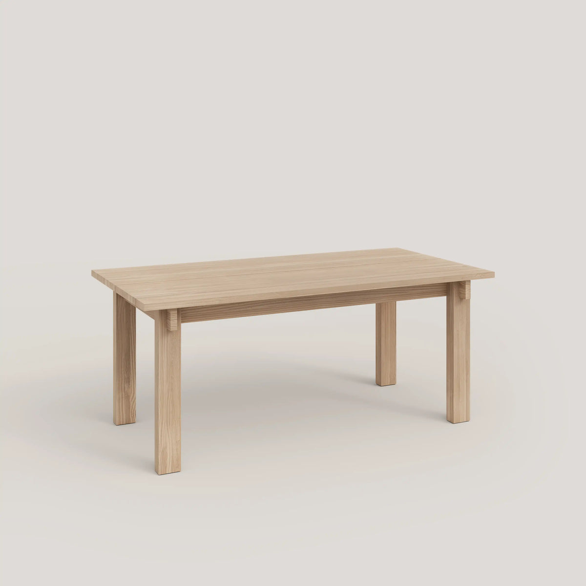 Natural unvarnished and Natural varnished