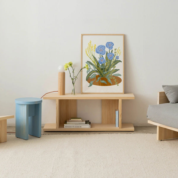 Castell solid wood Bookcase 106.5 x 40.4 cm