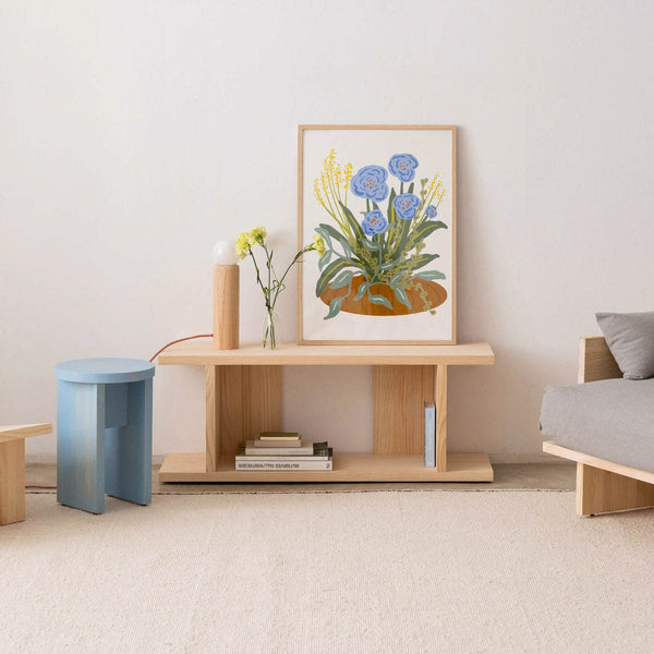 Castell Bücherregal aus Massivholz 106,5 x 40,4 cm