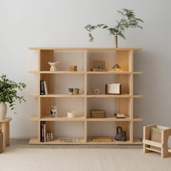 Montgó Bücherregal aus Massivholz 180 x 152,6 cm