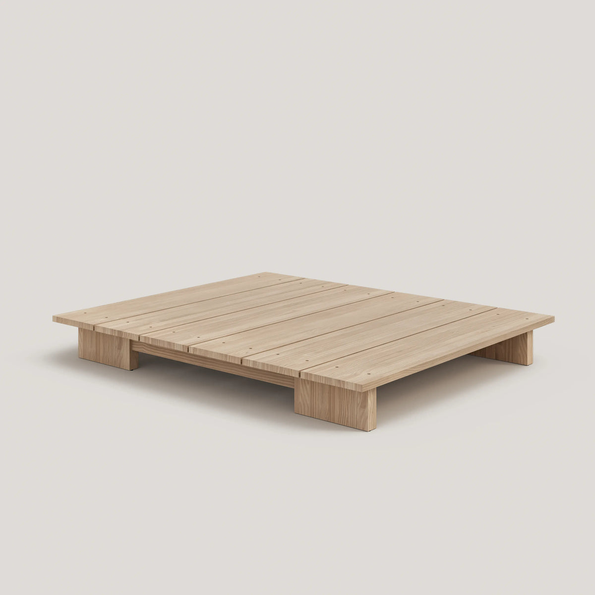 Natural unvarnished and Natural varnished