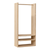 Natural unvarnished and Natural varnished
