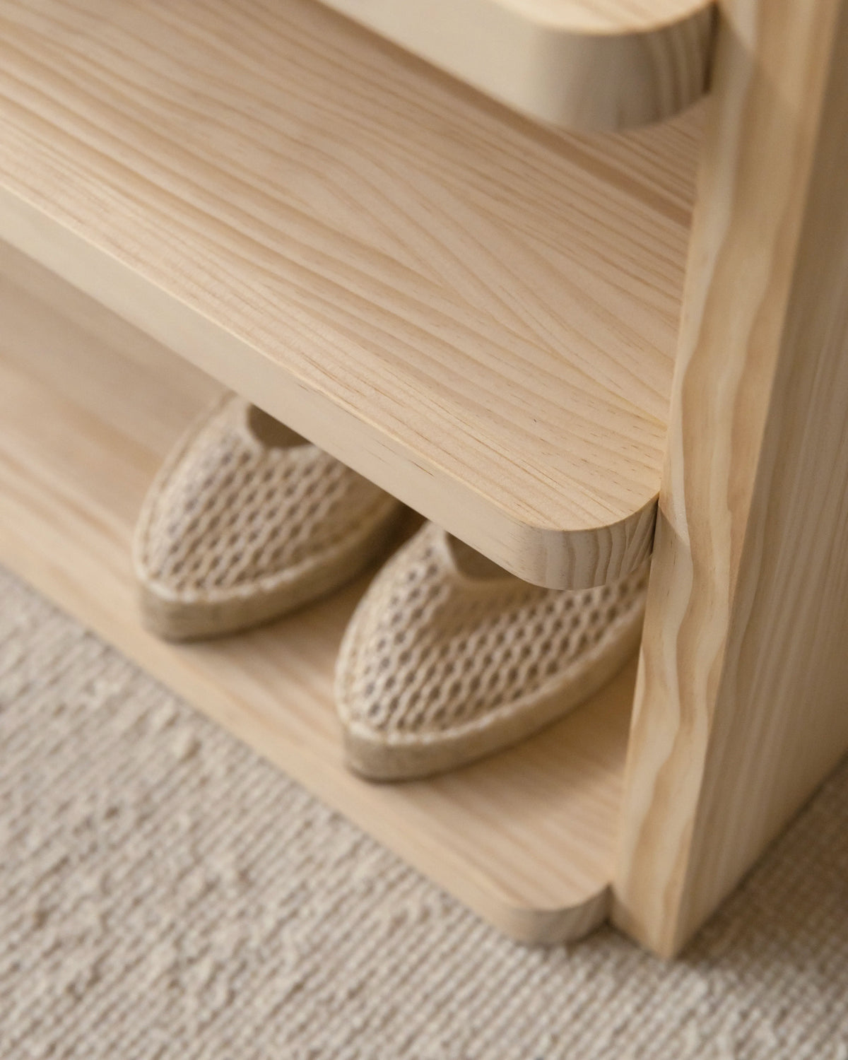 Natural unvarnished and Natural varnished