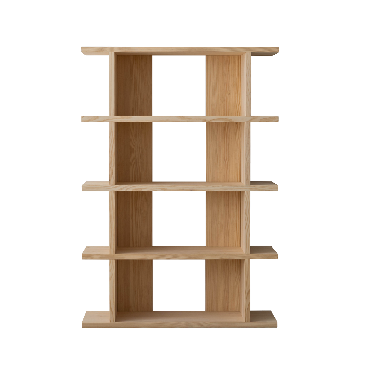 Castell solid wood bookcase 106.5 x 152.6 cm