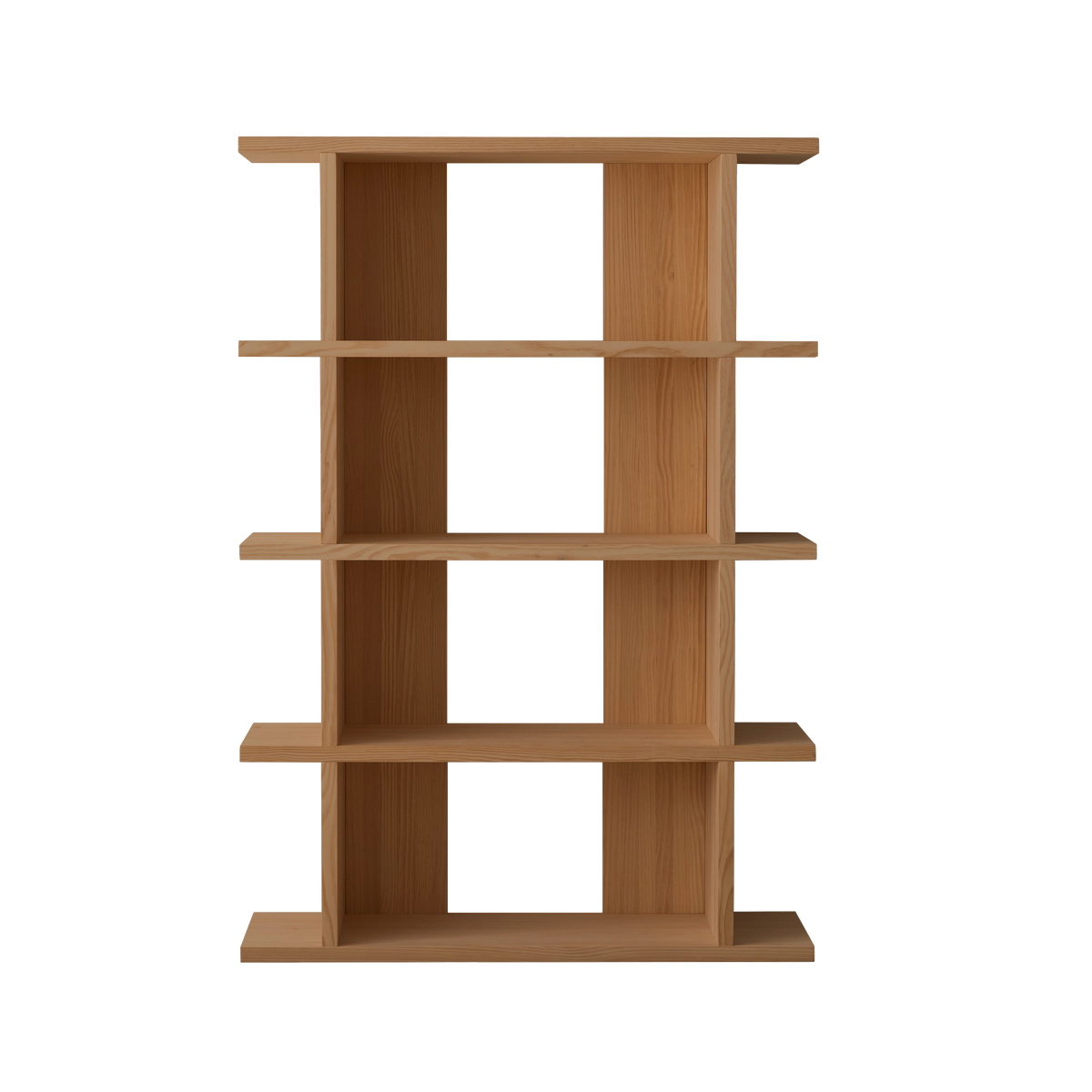 Castell solid wood bookcase 106.5 x 152.6 cm