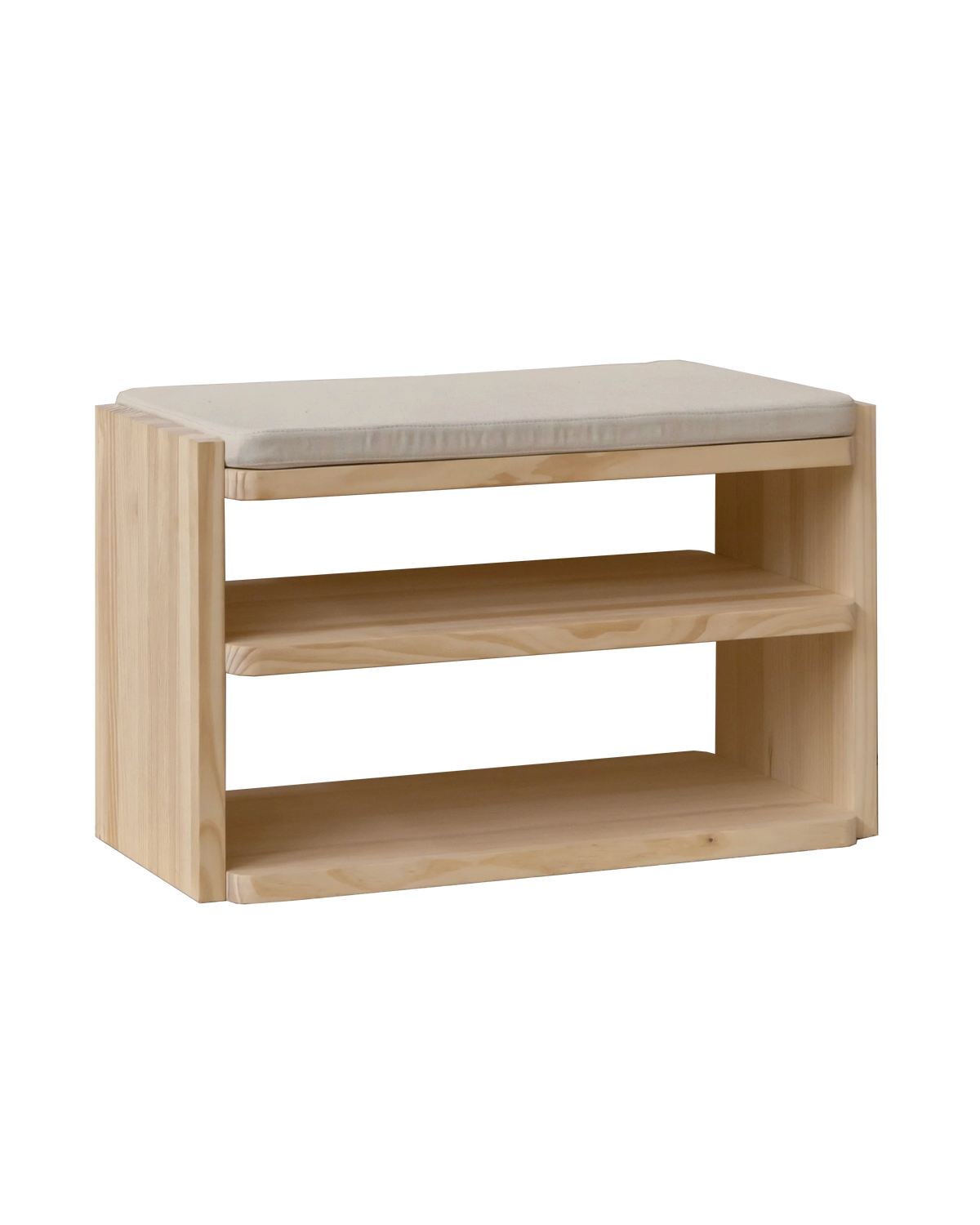 Natural unvarnished and Natural varnished