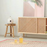 Lattice sideboard door